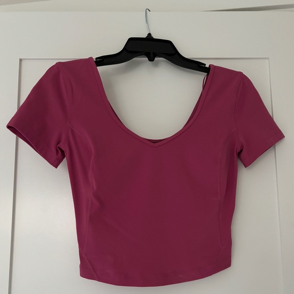Lululemon Align T-Shirt Pink Lychee size 4 - Picture 3 of 5